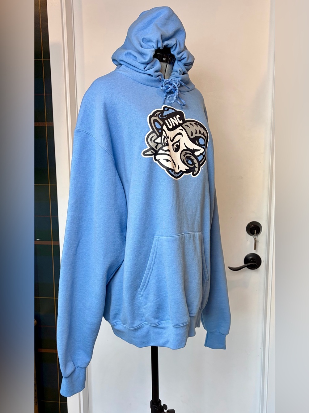 Champion UNC Carolina Blue Pullover Hoodie, Graphic design, Men’s L, EUC - Picture 9 of 10